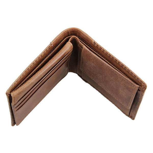 Pánska kožená peňaženka Lagen Chris - koňak