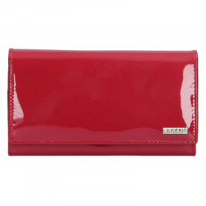 Dámska kožená peňaženka Lagen Aisha - červená