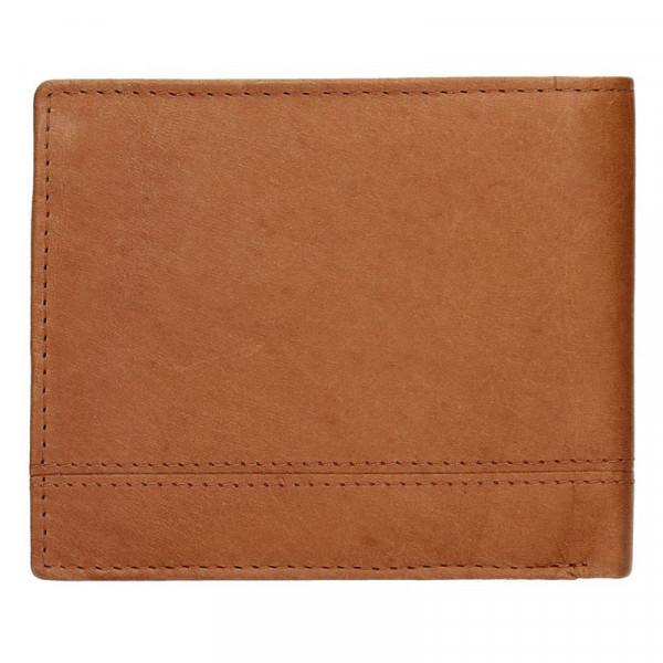 Kožená pánska peňaženka Lerros Kloss - svetlo hnedá