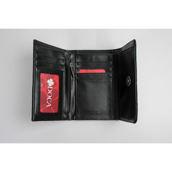 Dámska peňaženka Doca 650010 - čierna