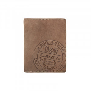 Pánska kožená peňaženka Lagen Gustavo - hnedá