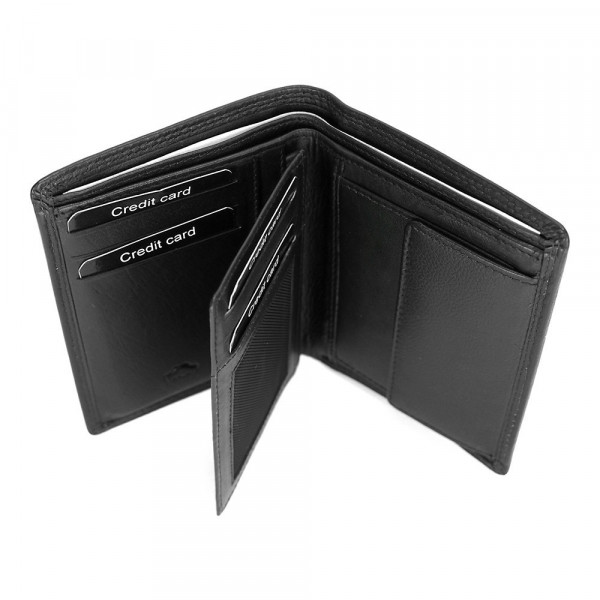 Pánska kožená peňaženka SendiDesign 321 - čierna