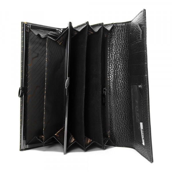 Dámska kožená peňaženka Loren Melba - čierna