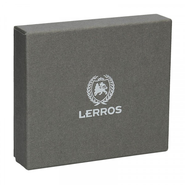 Kožená pánska peňaženka Lerros Roman - tmavo hnedá