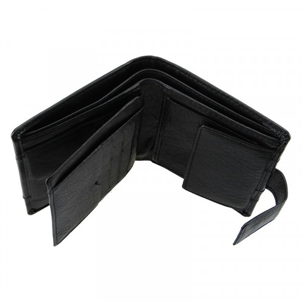 Pánska kožená peňaženka Lagen Conor - čierna