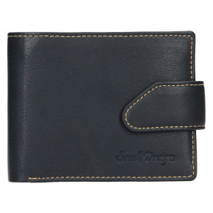 Pánska kožená peňaženka SendiDesign Tarmo - čierna