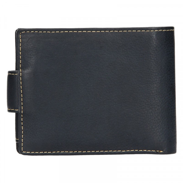 Pánska kožená peňaženka SendiDesign Tarmo - čierna