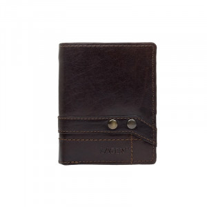 Pánska kožená peňaženka Lagen Jaron - tmavo hnedá