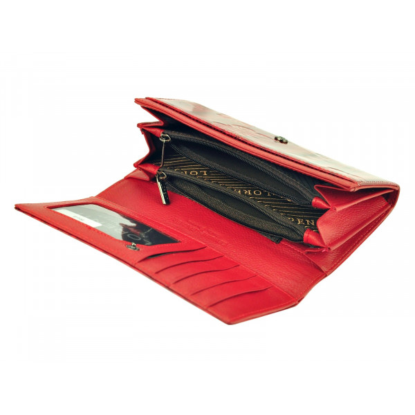 Dámska kožená peňaženka Lorenti Isabelle - červená