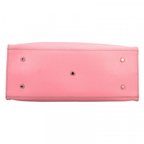 Dámska kožená kabelka Facebag Monarchy - ružová