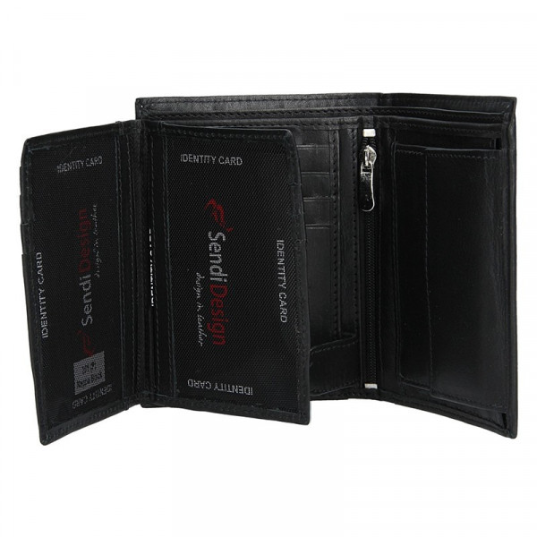 Pánska kožená peňaženka SendiDesign 201 (P)