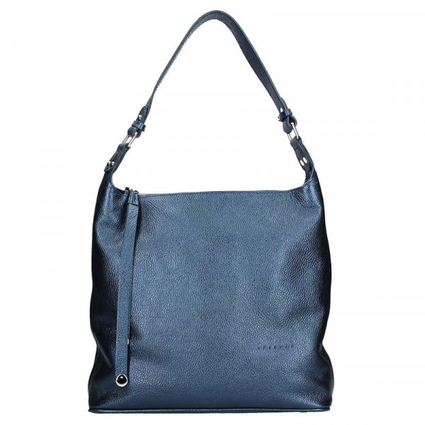 Dámská kožená kabelka Facebag Fionna - bílo-černá