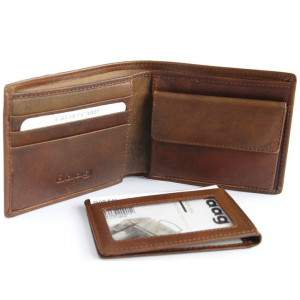 Pánská kožená peněženka Daag P02 - hnědá