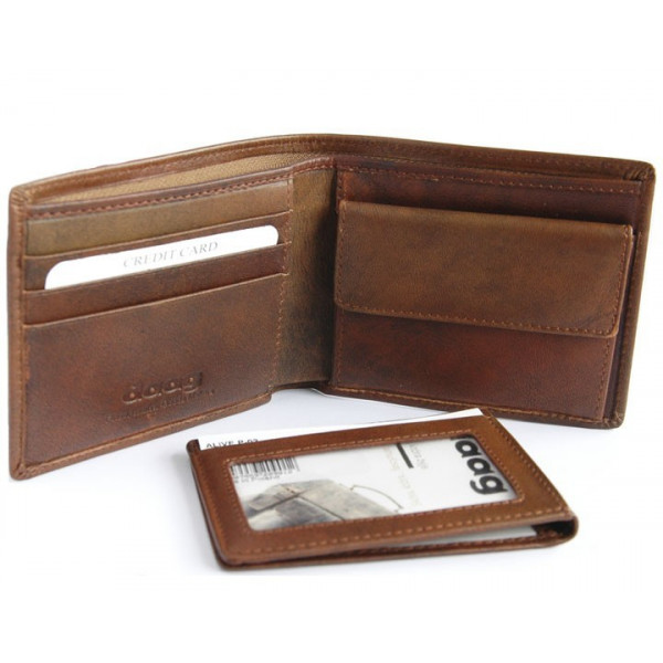 Pánska kožená peňaženka Daag P02 - hnedá