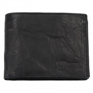 Pánska kožená peňaženka SendiDesign SNW6856 - čierna