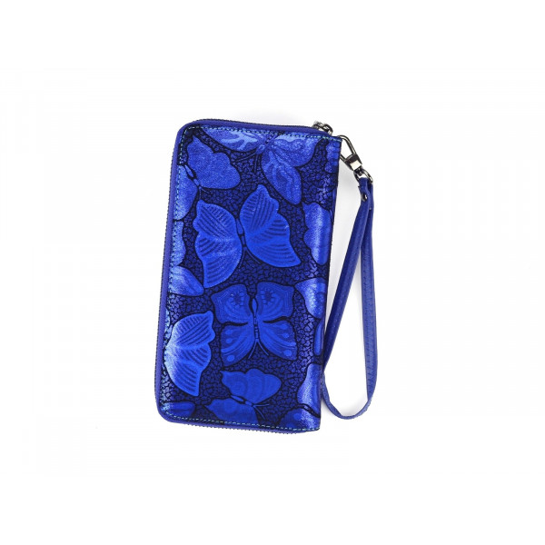 Dámska kožená peňaženka Lorenti Sara - modrá
