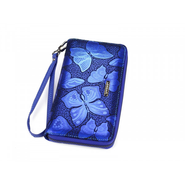 Dámska kožená peňaženka Lorenti Sara - modrá