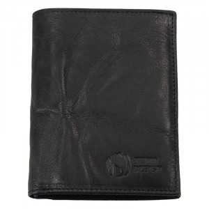 Pánska kožená peňaženka SendiDesign SNW6945 - čierna