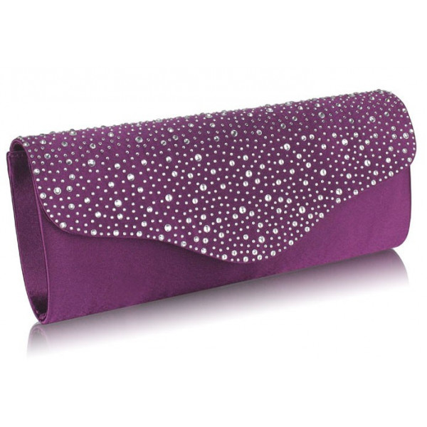 Dámska listová kabelka LS Fashion Becca - fialová