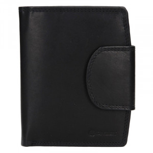 Pánská kožená peněženka Diviley Luiss - černá