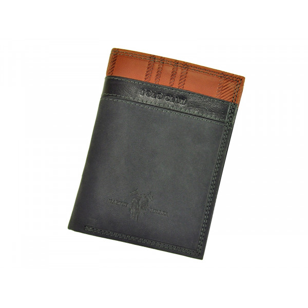 Pánska kožená peňaženka Harvey Miller Morro - čierna
