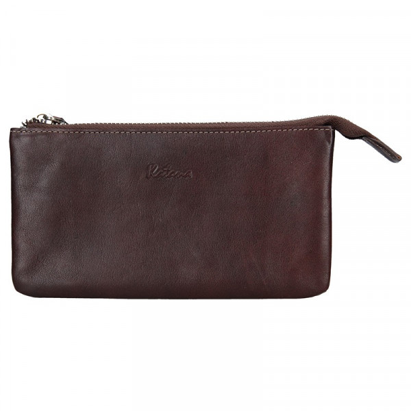 Dámska kožená peňaženka Katana Lizza - hnedá