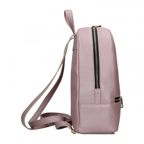 Dámsky kožený batoh Facebag Paloma - ružová