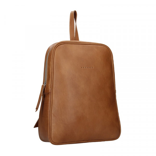 Dámsky kožený batoh Facebag Linad - hnedá