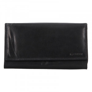 Dámska kožená peňaženka Diviley Lorre - čierna