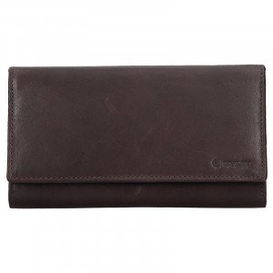 Dámska kožená peňaženka Diviley Emma - hnedá