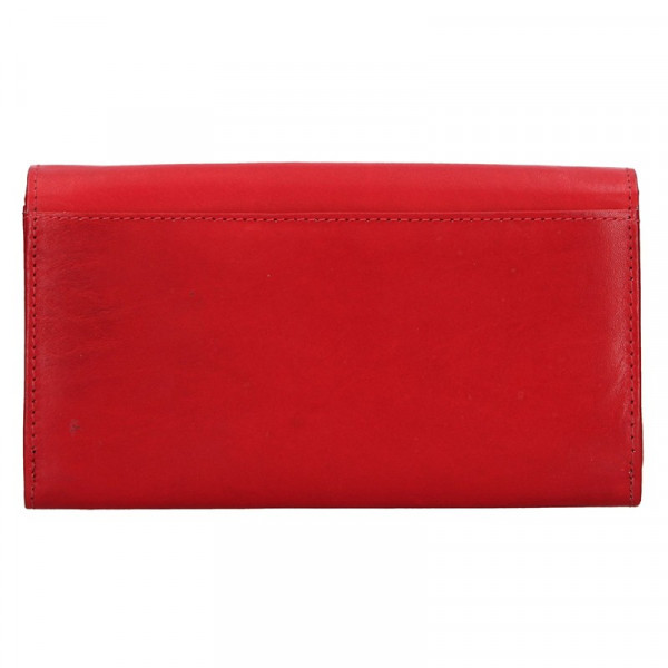 Dámska kožená peňaženka Diviley Emma - červená