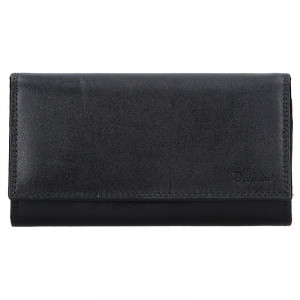 Dámska kožená peňaženka Diviley Vilma - čierna