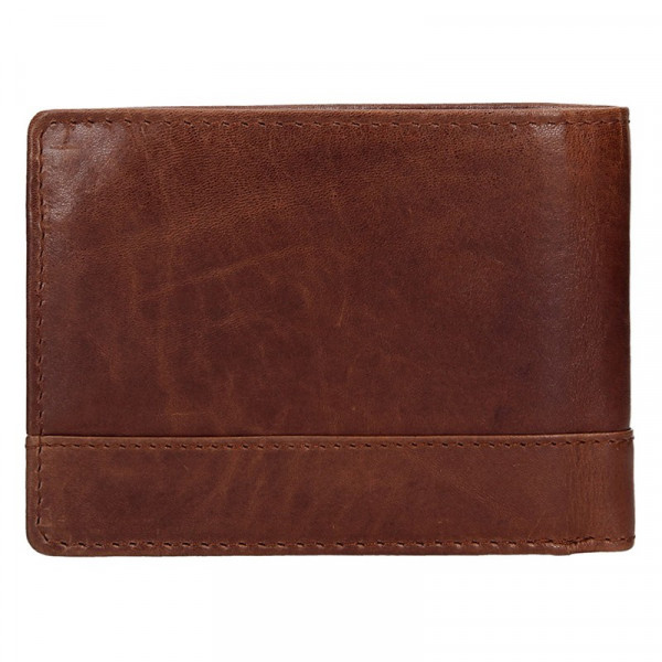Pánska kožená peňaženka Lagen Lorenc - hnedá