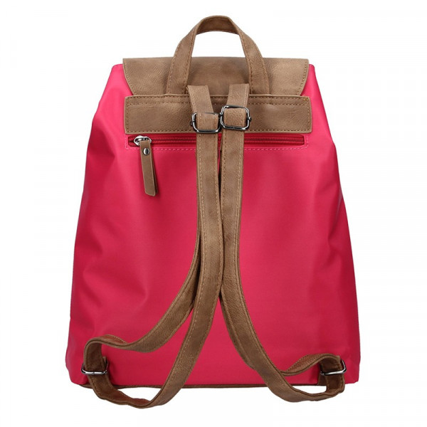 Moderný batoh Enrico Benetti Norra - ružovo-hnedá