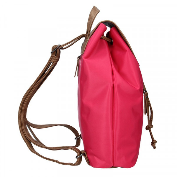 Moderný batoh Enrico Benetti Norra - ružovo-hnedá
