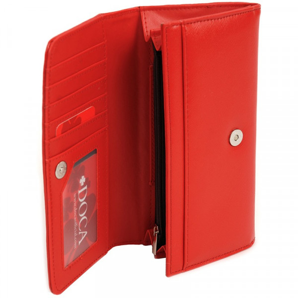Dámska peňaženka Doca 65310 - červená