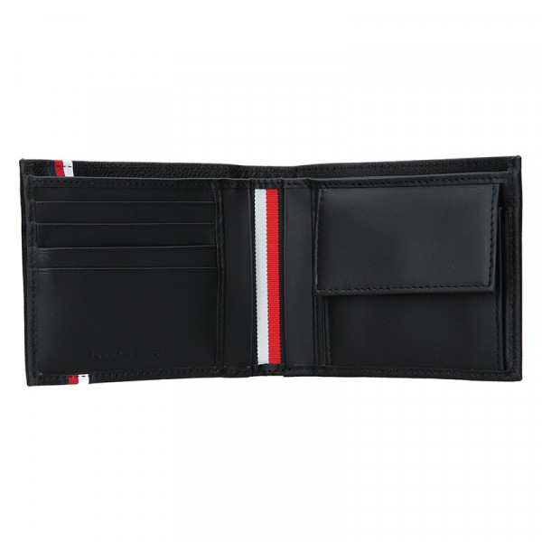 Pánska kožená peňaženka Tommy Hilfiger - čierna