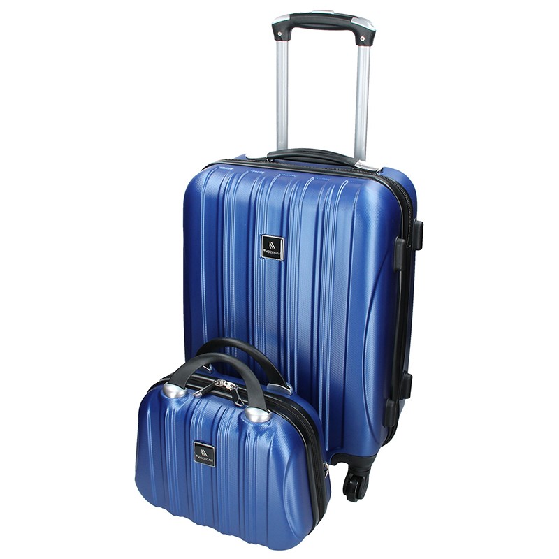 Sada dvoch cestovných kufrov Madisson Travel - modrá 39l