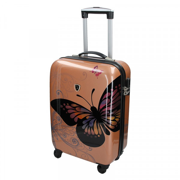 Sada dvoch cestovných kufrov MADISSON Ritta - ružovo-zlatá