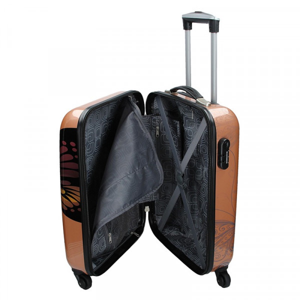 Sada dvoch cestovných kufrov MADISSON Ritta - ružovo-zlatá