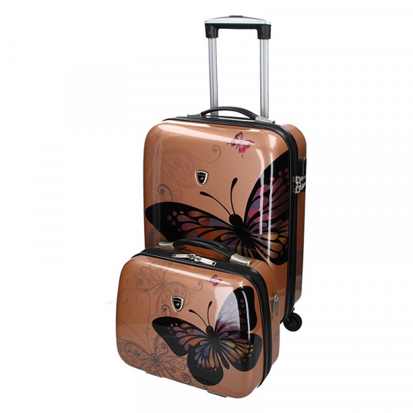 Sada dvoch cestovných kufrov MADISSON Elma - biela