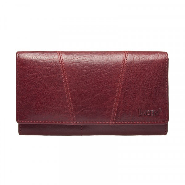 Dámska kožená peňaženka Lagen Kalisto - červená