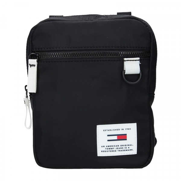 Pánska taška cez rameno Tommy Hilfiger Jeans Sport - čierno-biela