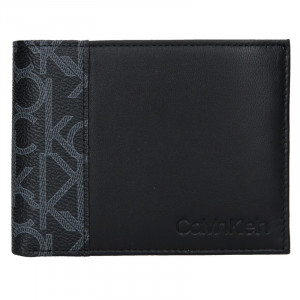 Pánska kožená peňaženka Calvin Klein Bruce - čierna
