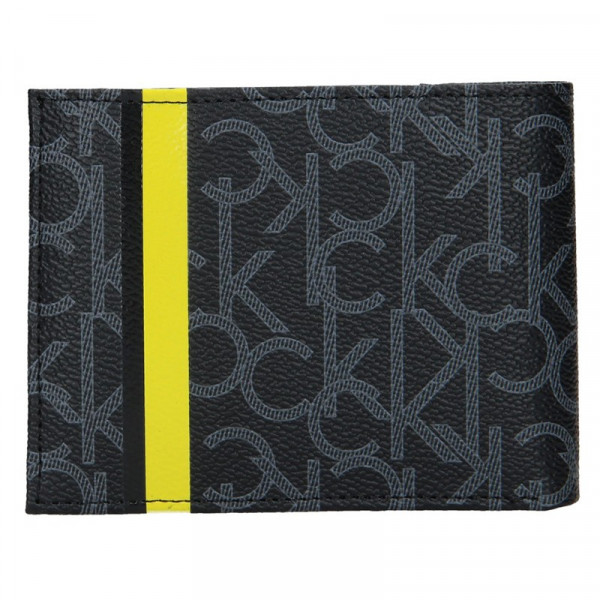 Pánska kožená peňaženka Calvin Klein Bruce - čierna