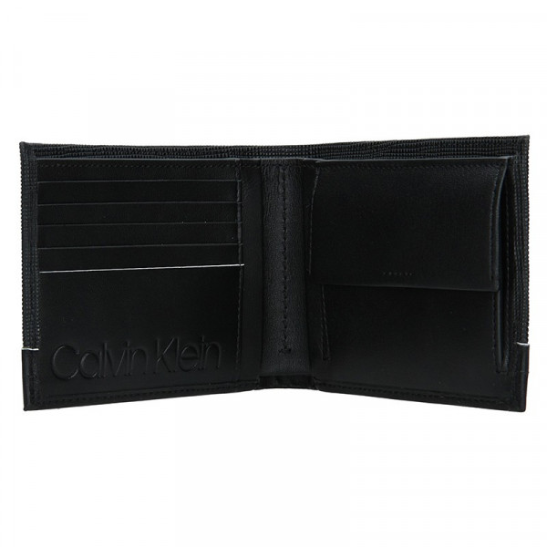 Pánska kožená peňaženka Calvin Klein Natah- čierna