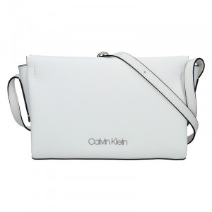 Dámska crossbody kabelka Calvin Klein Beate - biela