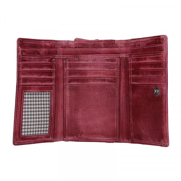 Dámska kožená peňaženka Lagen Denisa - fialová