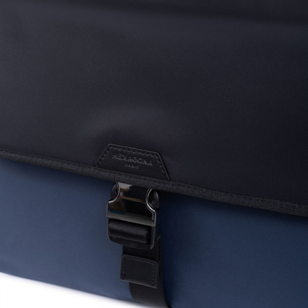Pánska taška cez rameno Hexagona Quido - modro-čierna