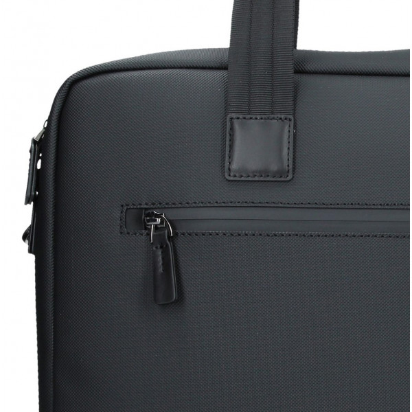 Pánska vodeodolná taška na notebook Hexagon Legend - čierna